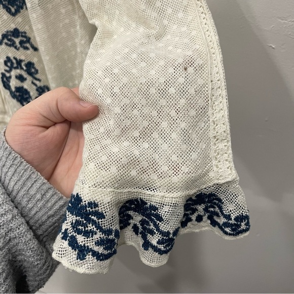 Free People Jocelyn’s Embroidered Top in Ivory - Picture 8 of 11